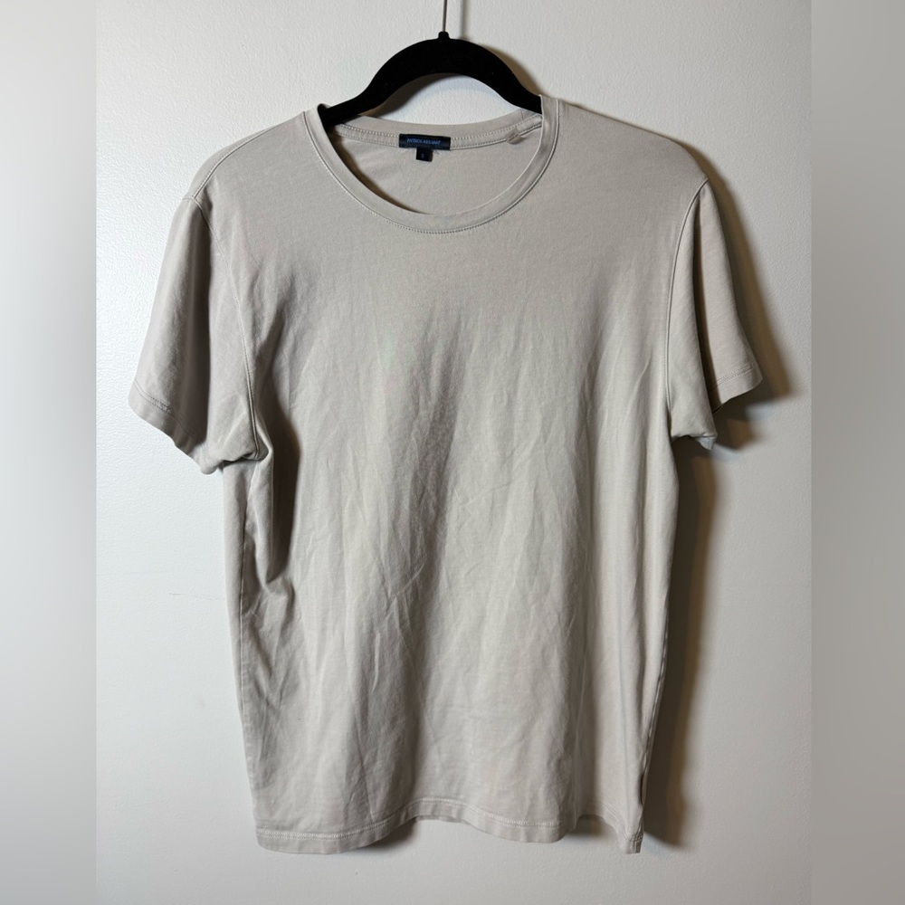 PATRICK ASSARAF | Round Neck Pima Cotton Tee Shirt